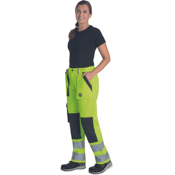 Naisten työhousut Cerva Max Neo HV huomiokeltainen