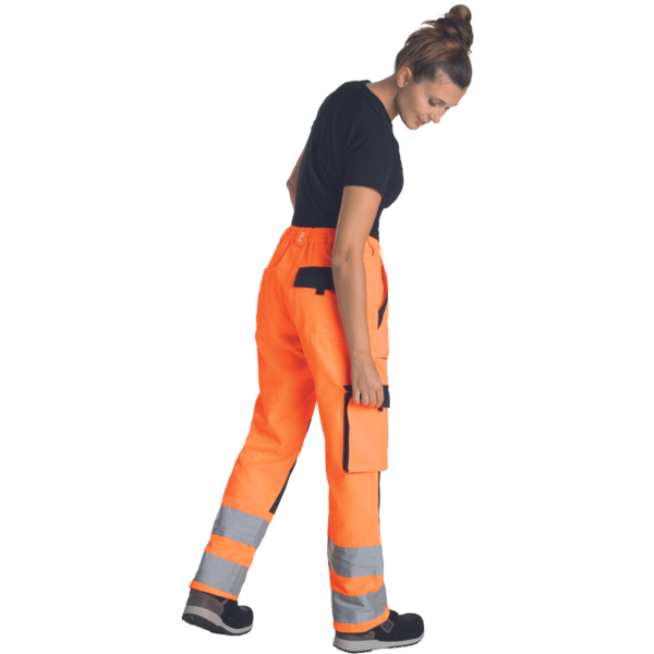 Naisten työhousut Cerva Max Neo HV huomio-oranssi