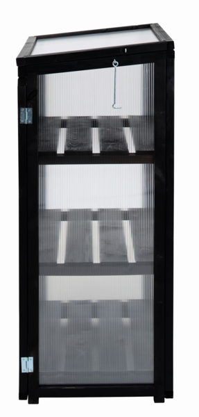 Viljelylaatikko jalallinen Cello 72x50cm musta