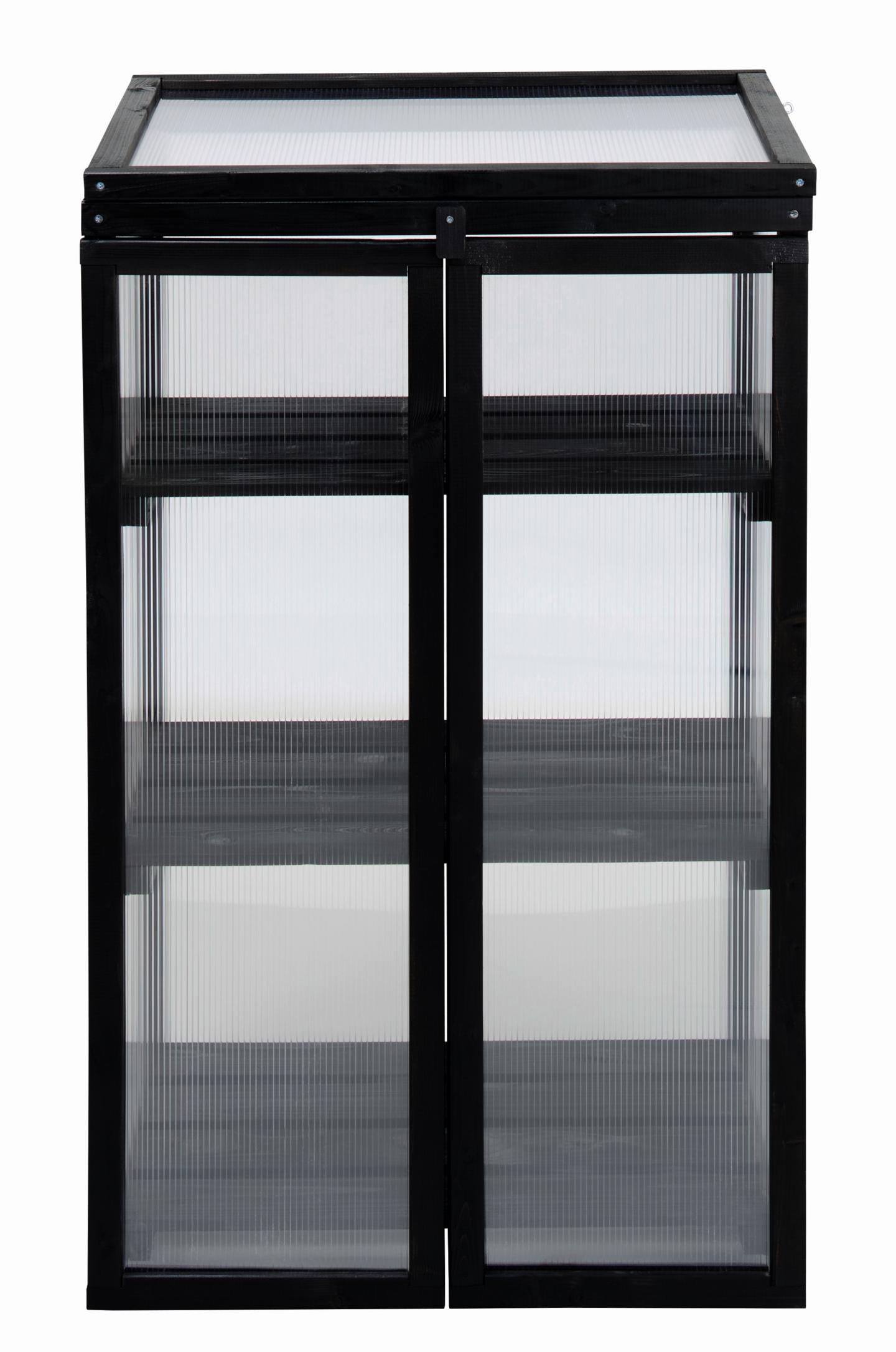 Parvekekasvihuone Cello 122x68cm musta