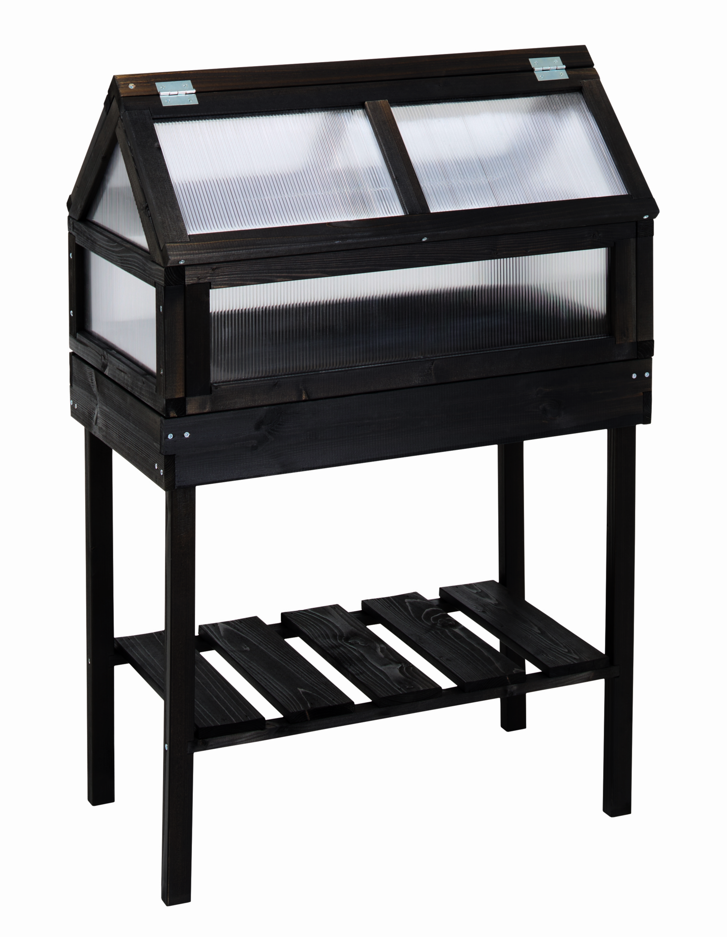 Viljelylaatikko jalallinen Cello 72x50cm musta