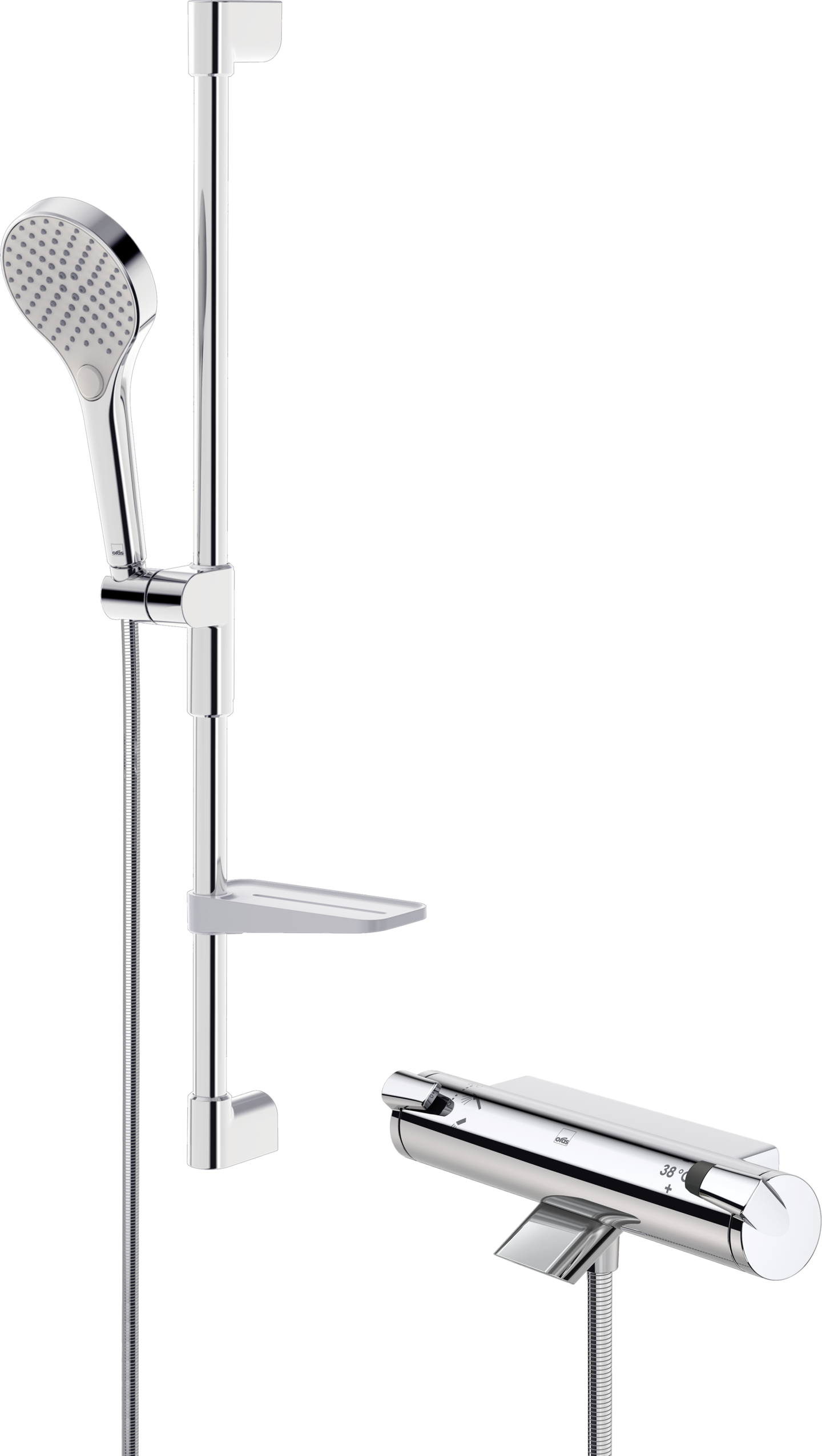 Amme- ja suihkuhana + suihkusetti Oras Optima 7149