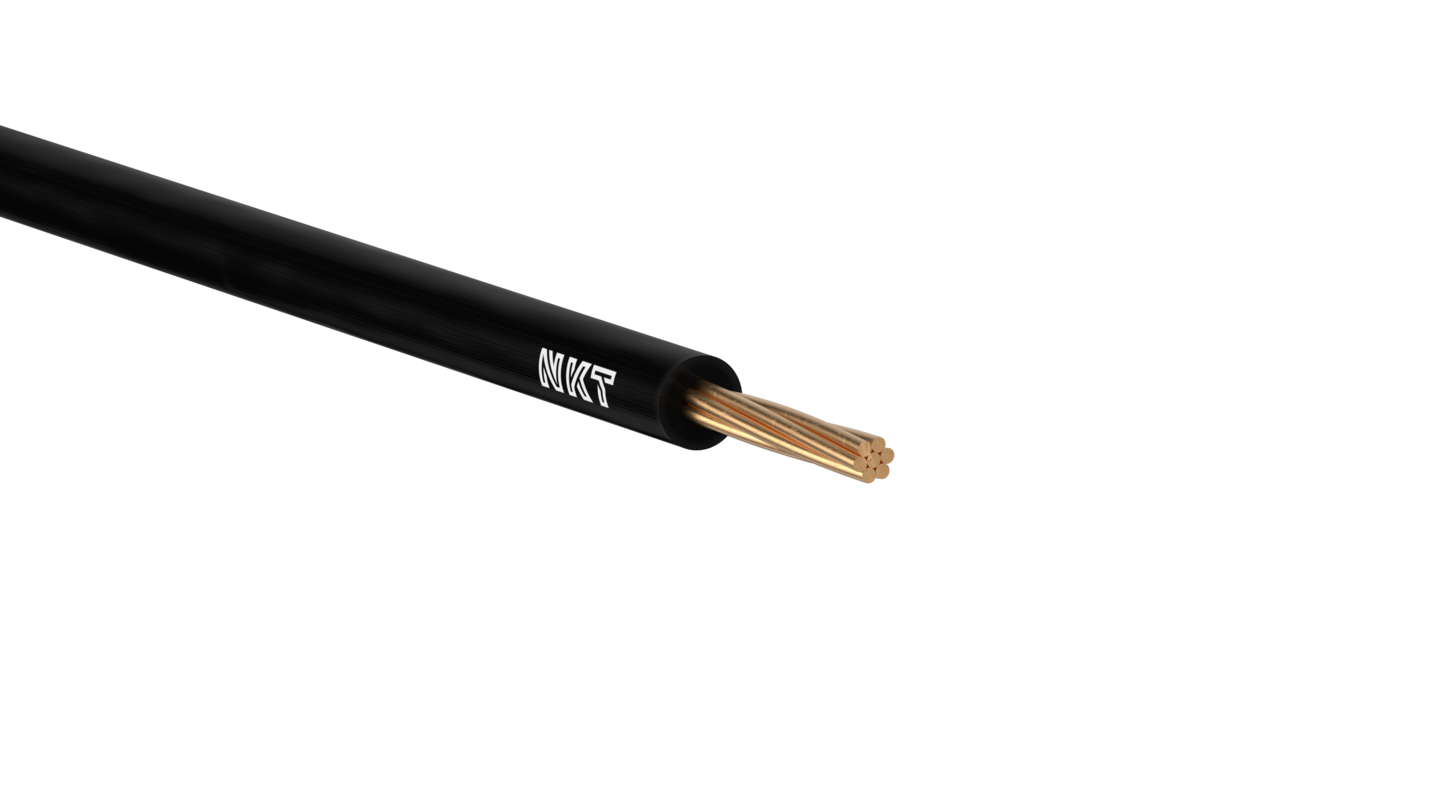 INSTALLATIONSKABEL NKT 2,5 SVART FQ XTRA DCA R100