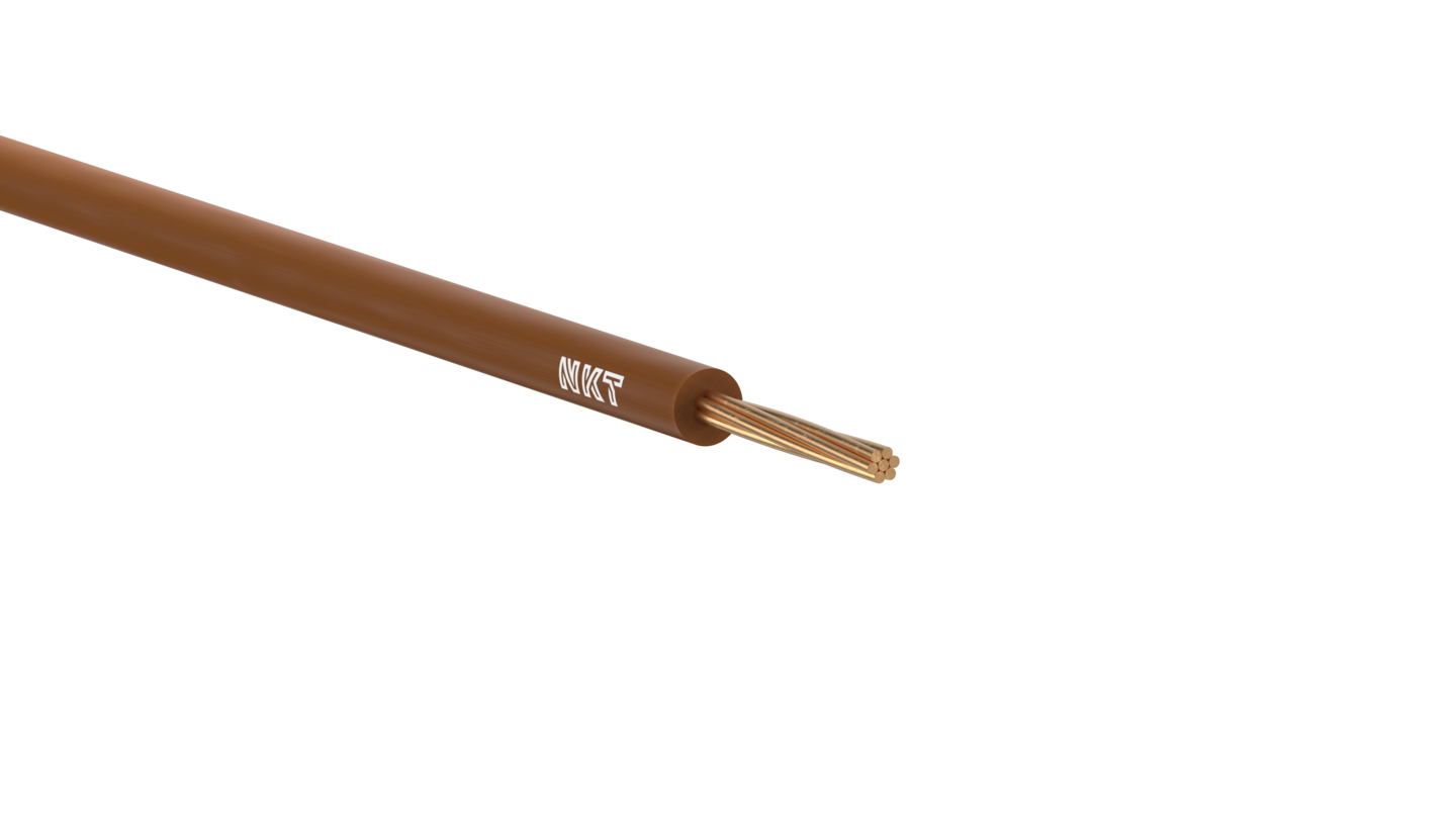 INSTALLATIONSKABEL NKT 1,5 BRUN FQ XTRA DCA R100
