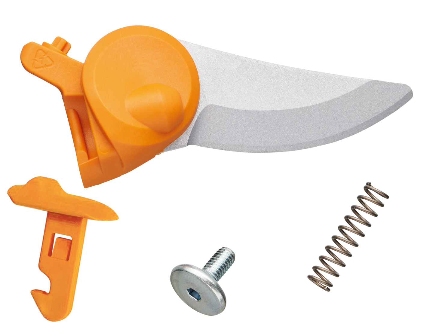 Terä, jousi ja ruuvi oksasaksiin Fiskars P961