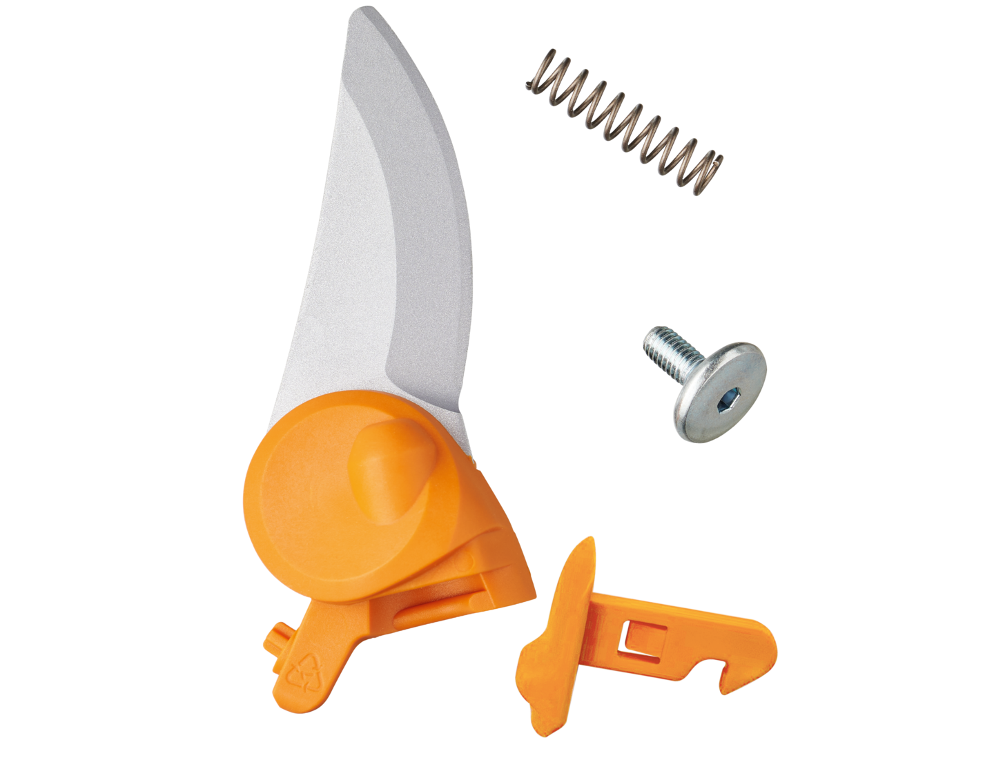 Terä, jousi ja ruuvi oksasaksiin Fiskars P961