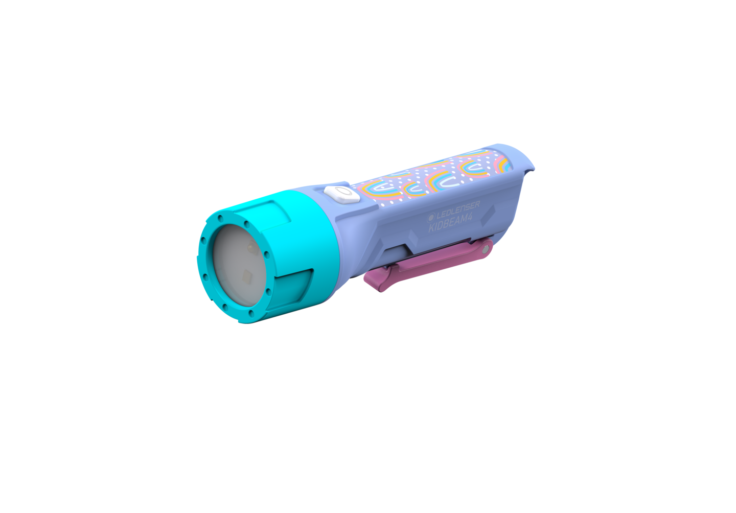 Taskulamppu Ledlenser Kidbeam4 violetti 70lm paristokäyttöinen