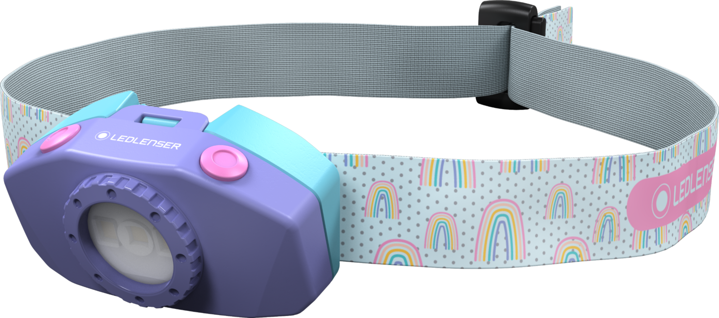 Otsalamppu Ledlenser Kidled2 violetti 40lm paristokäyttöinen
