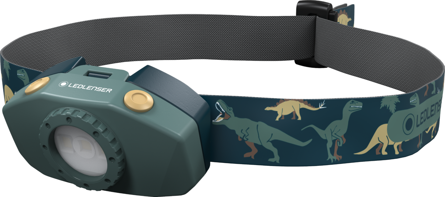 Otsalamppu Ledlenser Kidled2 vihreä 40lm paristokäyttöinen