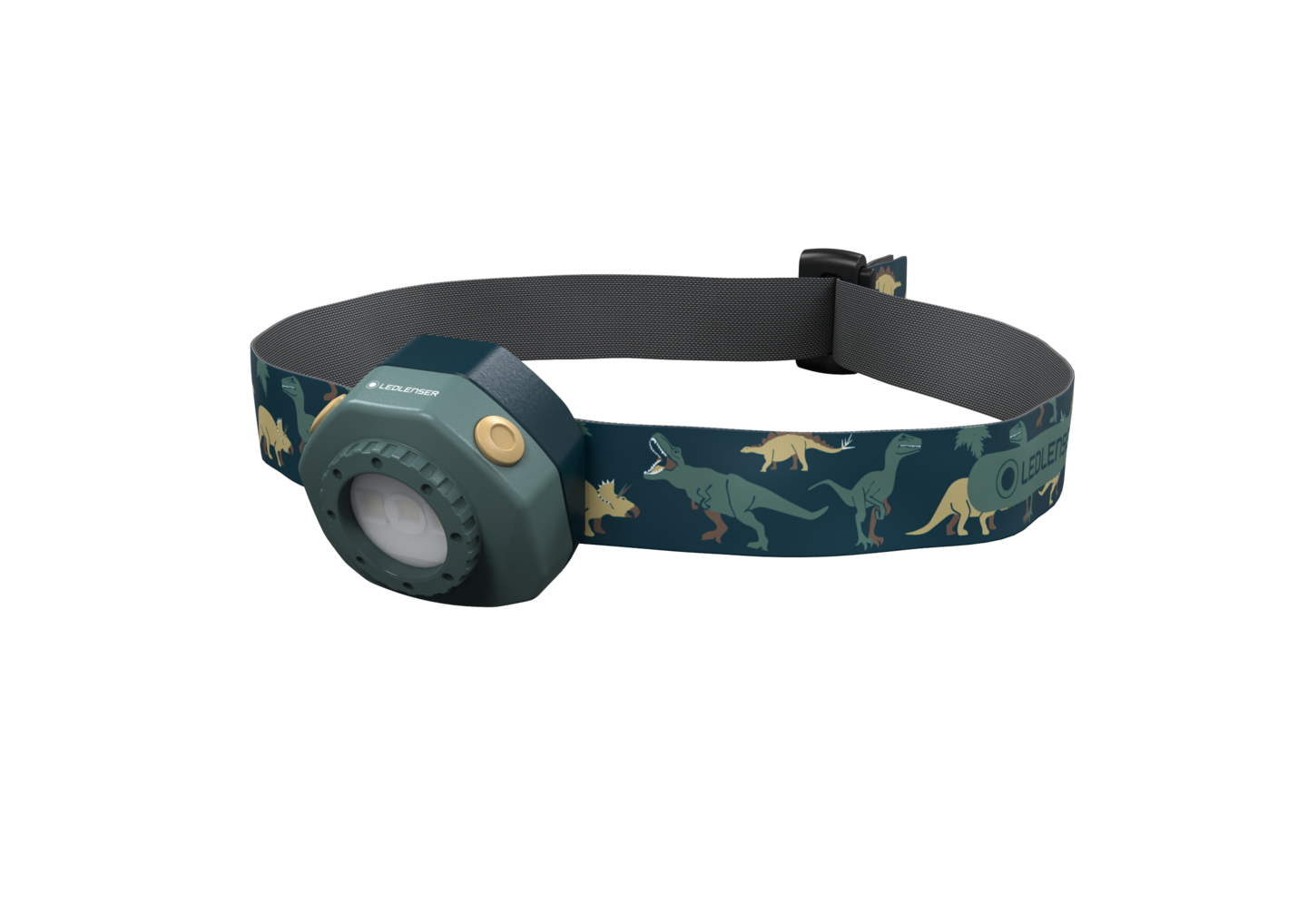 Otsalamppu Ledlenser Kidled4R vihreä 40lm ladattava