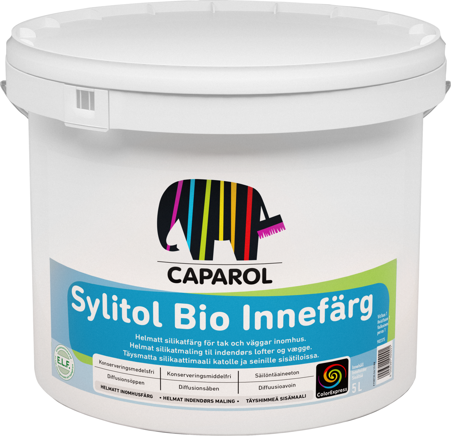SYLITOL CAPAROL BIO INNE BAS 3 4,7L, SILIKAT VÄGGFÄRG