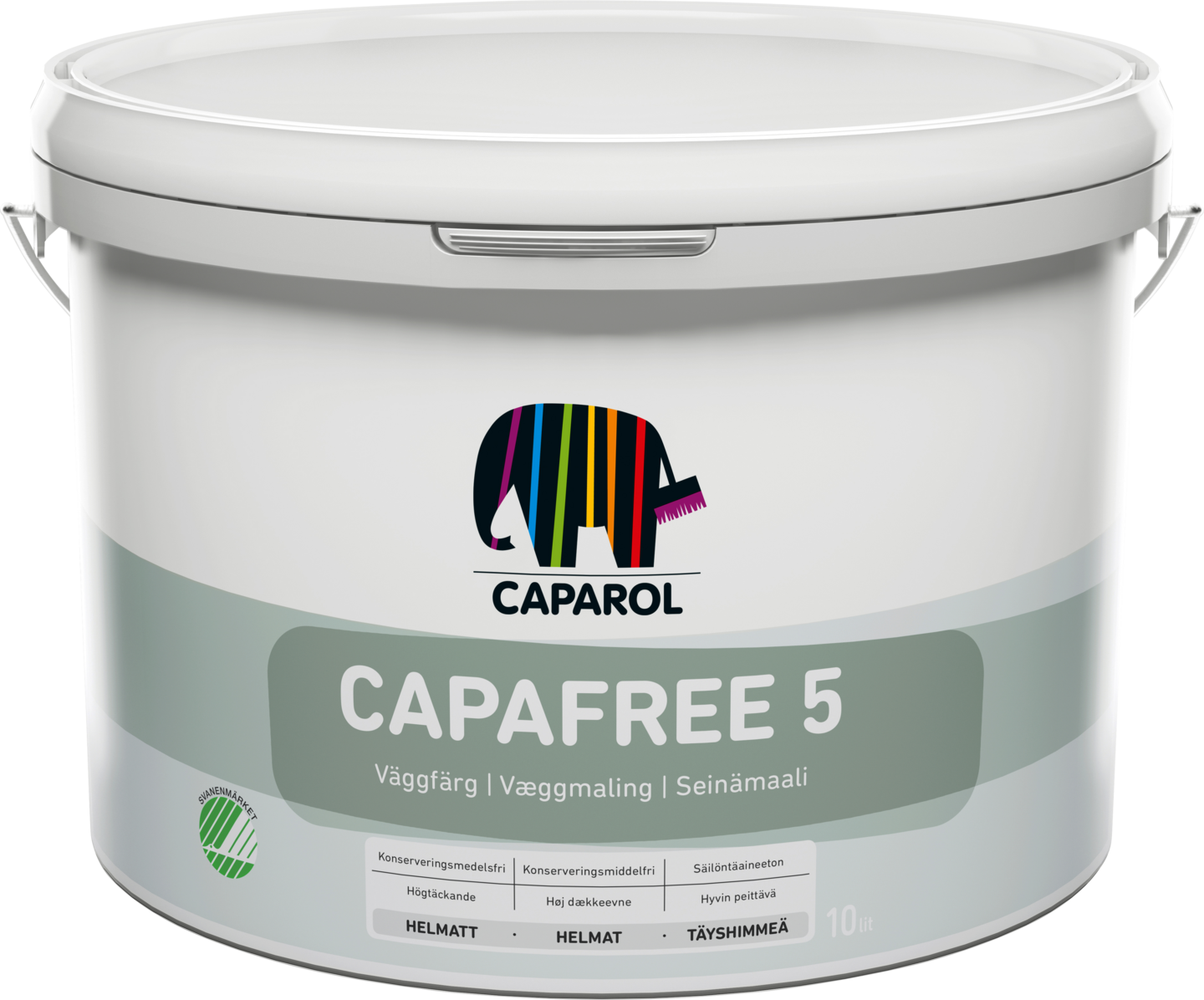 CAPAFREE CAPAROL 5 BRUTEN VIT 3L, VÄGGFÄRG