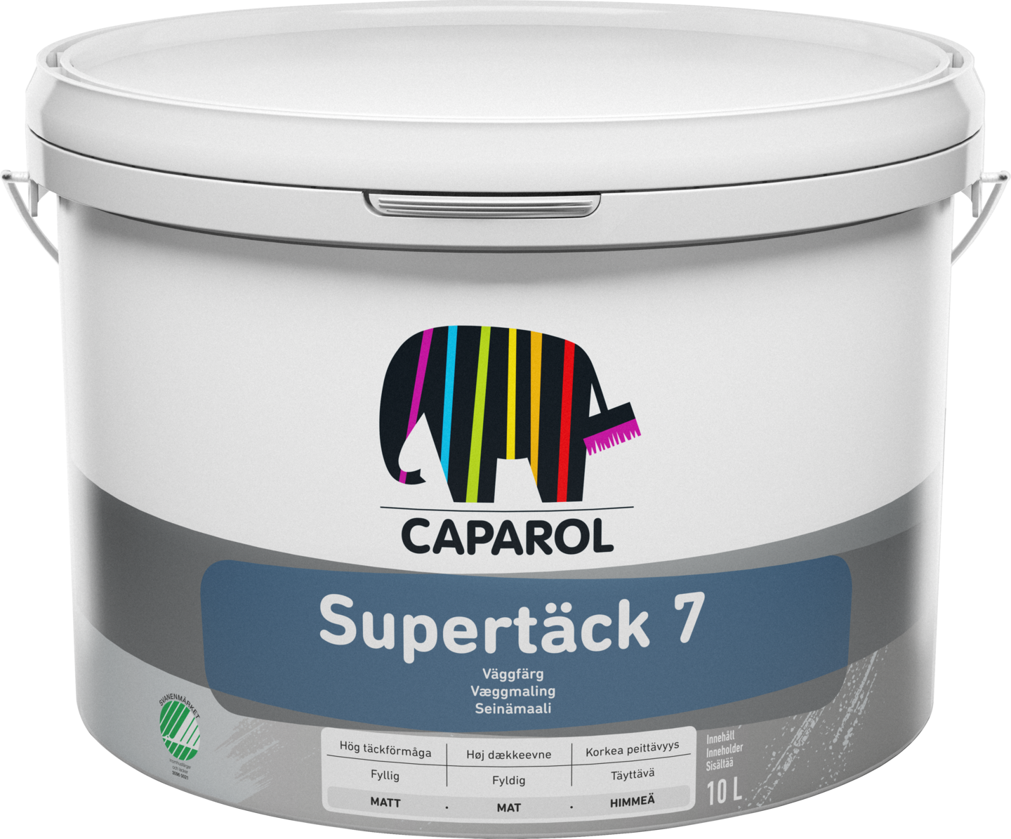 SUPERTÄCK CAPAROL 7 S0502-Y VARMVIT 10, VÄGGFÄRG