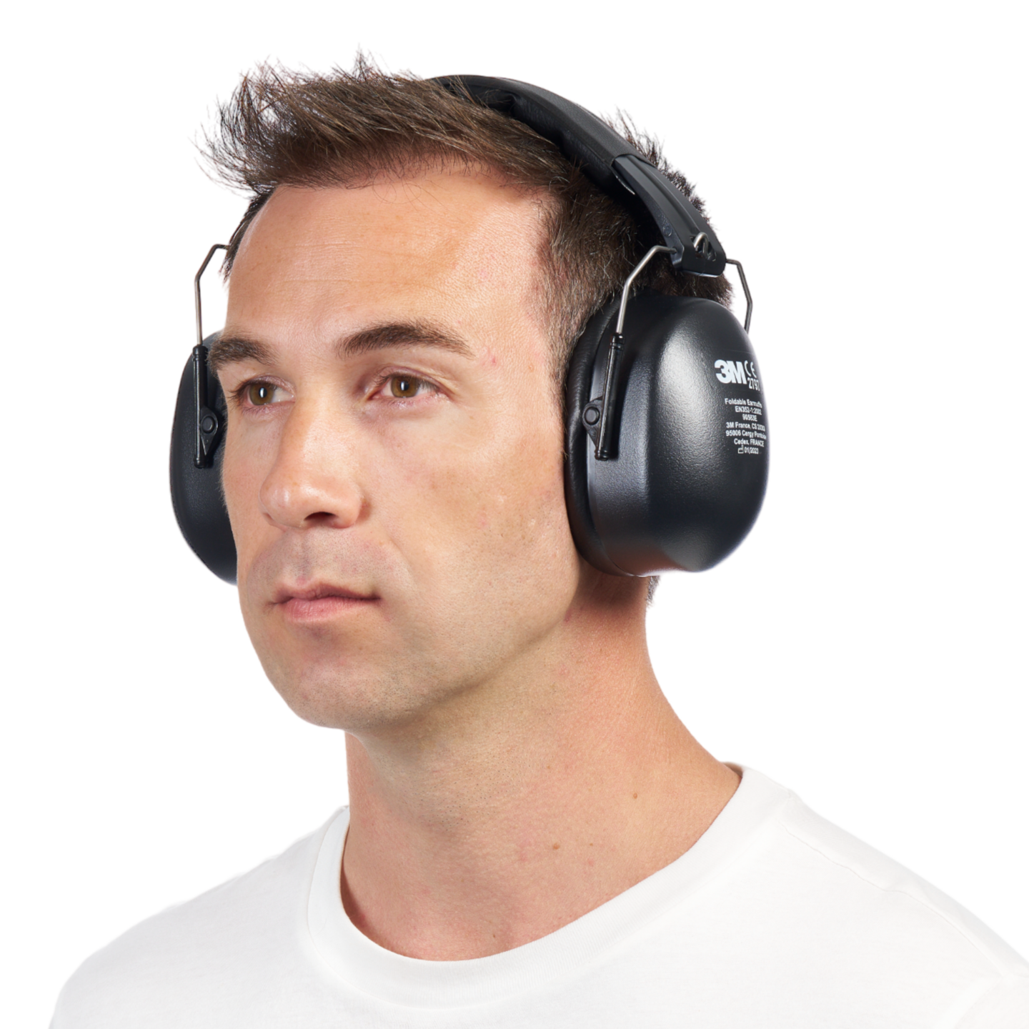 Kuulonsuojain 3M™ taitettava päälakisanka, 90563e, snr-arvo 30 db, musta