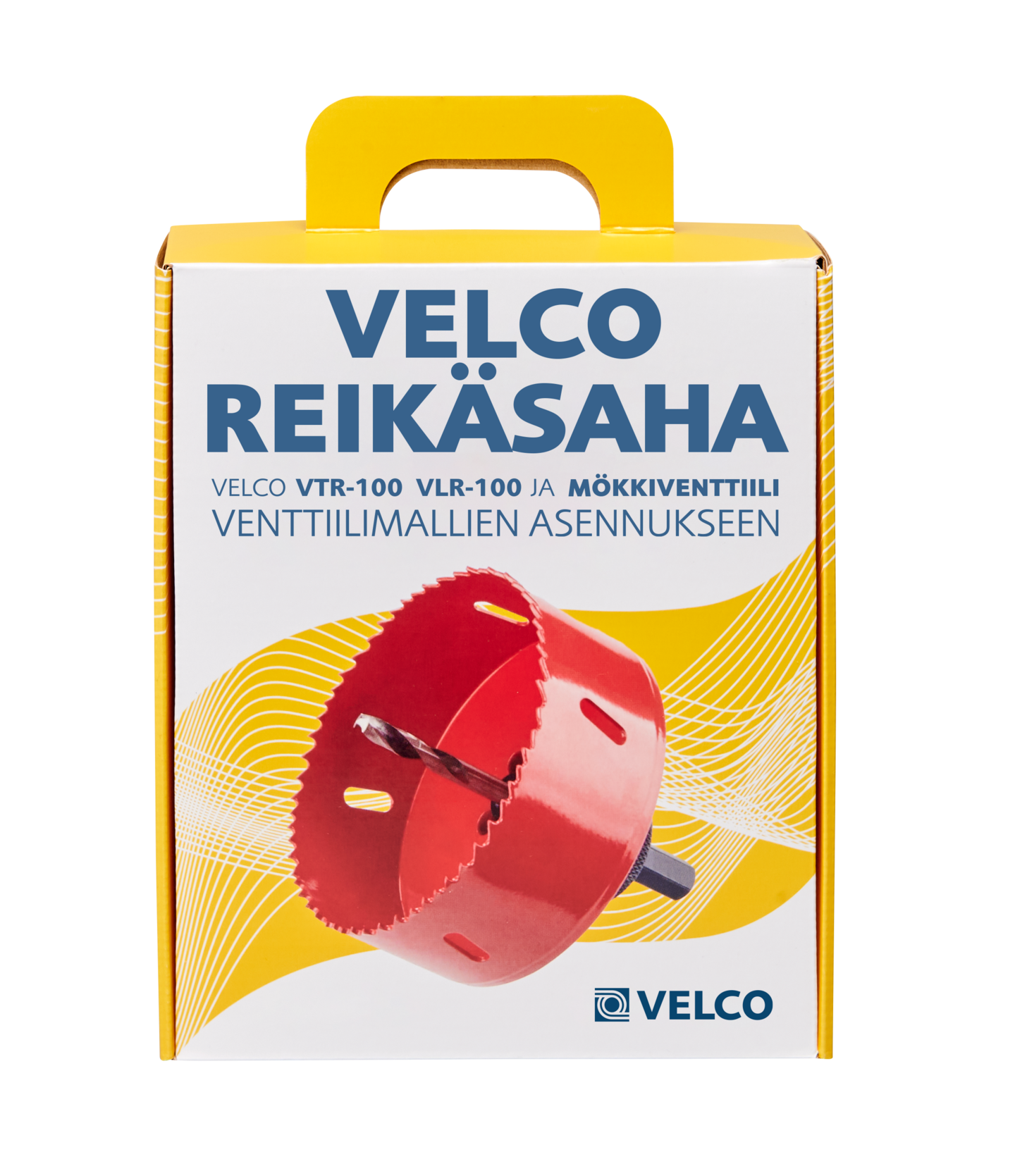 Reikäsahasarja ja istukka Velco 105mm
