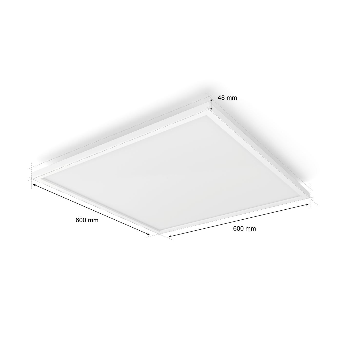 Paneelivalaisin Philips Hue Surimu 60W 2000-6500K 4150lm neliö valkoinen L