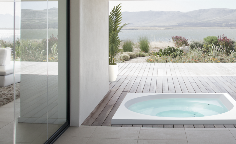 Ulkoporeallas Drop Lampi valkoinen