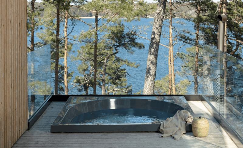 Ulkoporeallas Drop Lampi harmaa