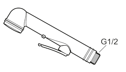 Bidekäsisuihku Mora S600206