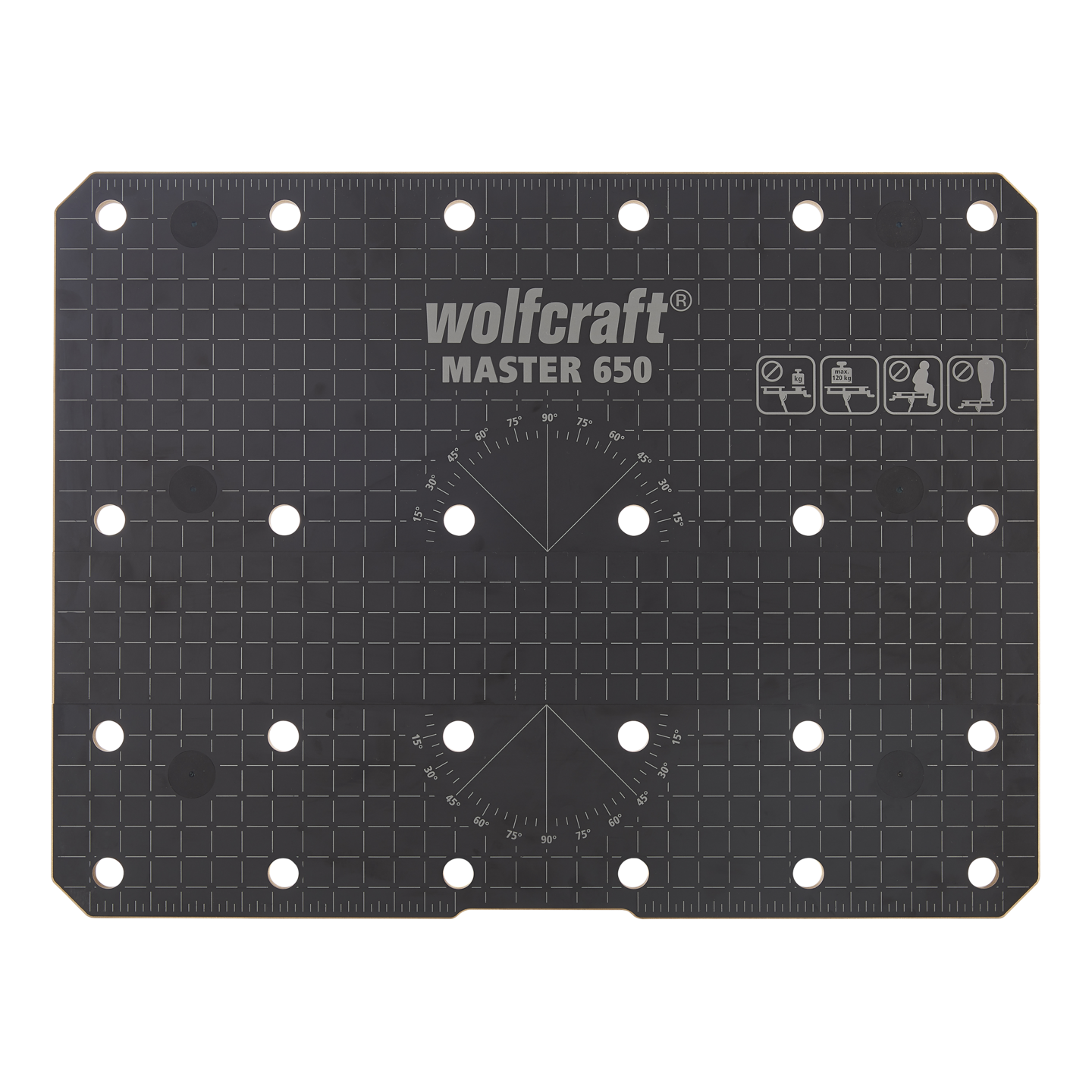 Työpöytä Wolfcraft Master 650 Ergo