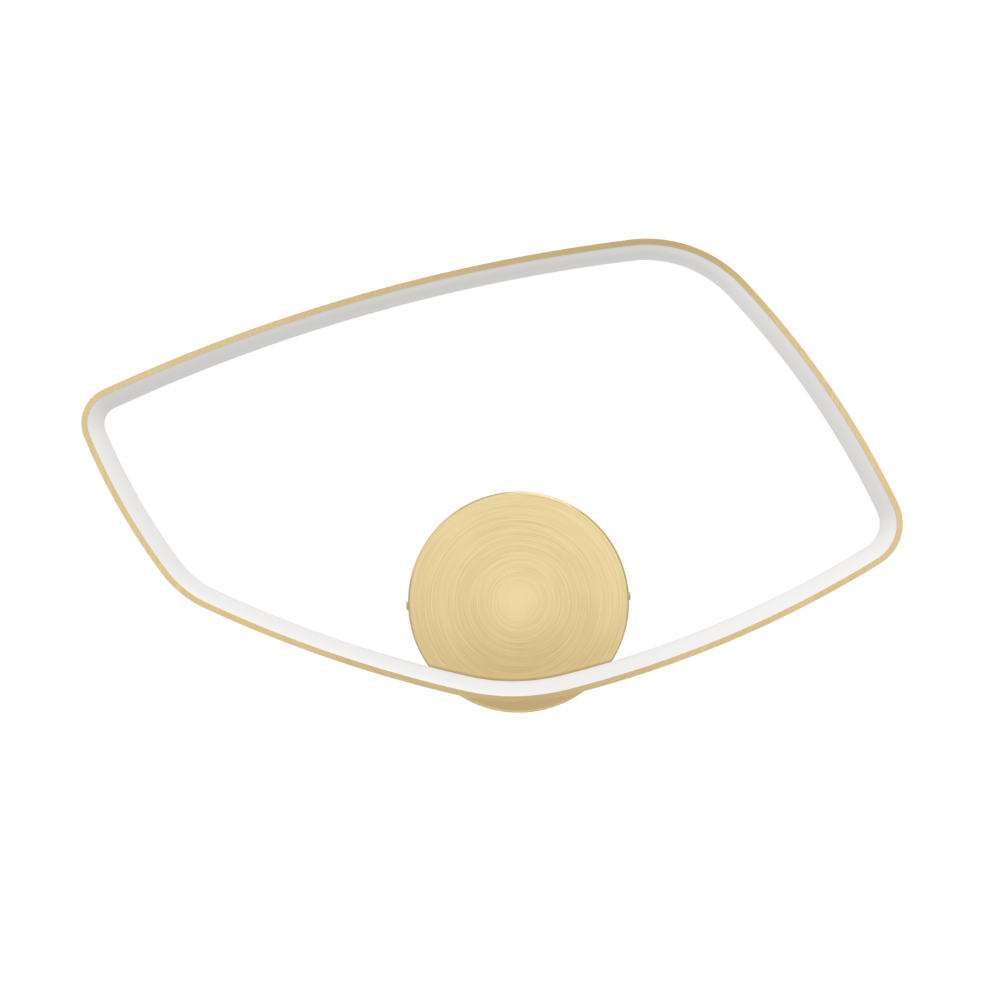 Kattovalaisin EGLO Vallerosa 25,2W led messinki/valkoinen