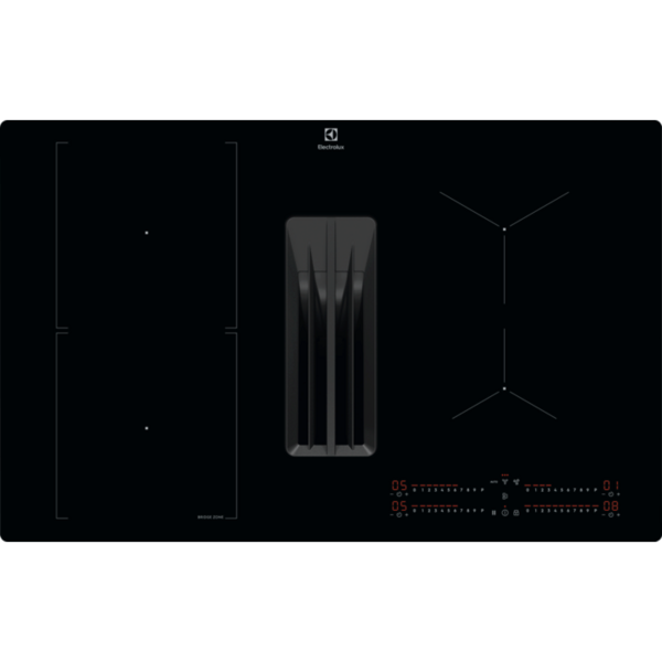 Keittotaso Electrolux HHOB860C 80cm induktio liesituulettimella