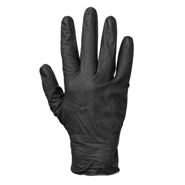 Kertakäyttökäsineet Cerva Diamond Nitriili musta
