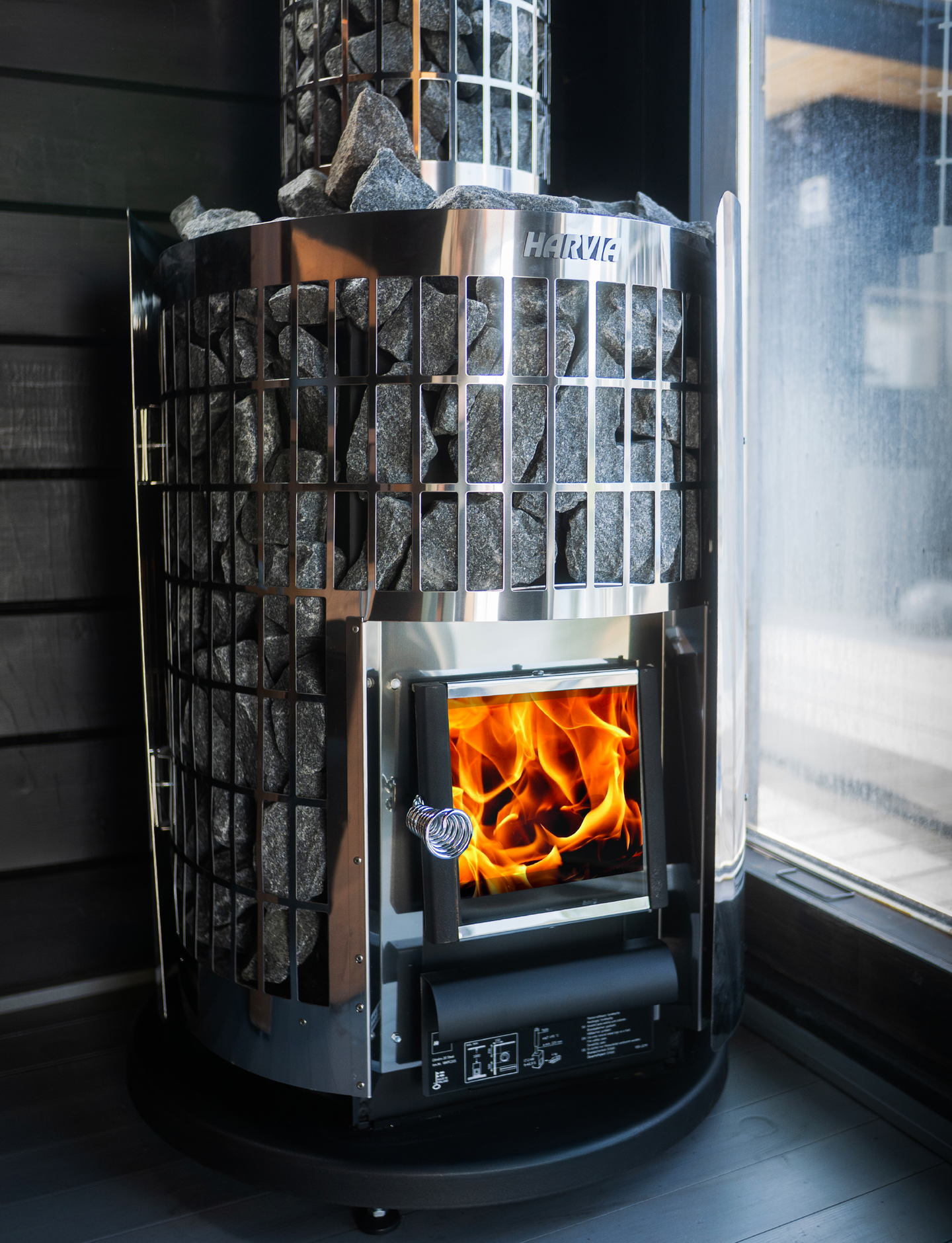 Kiukaan suoja-alusta Harvia WL120 pyöreä