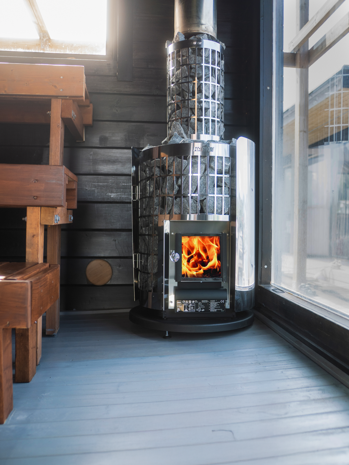 Kiukaan suoja-alusta Harvia WL120 pyöreä