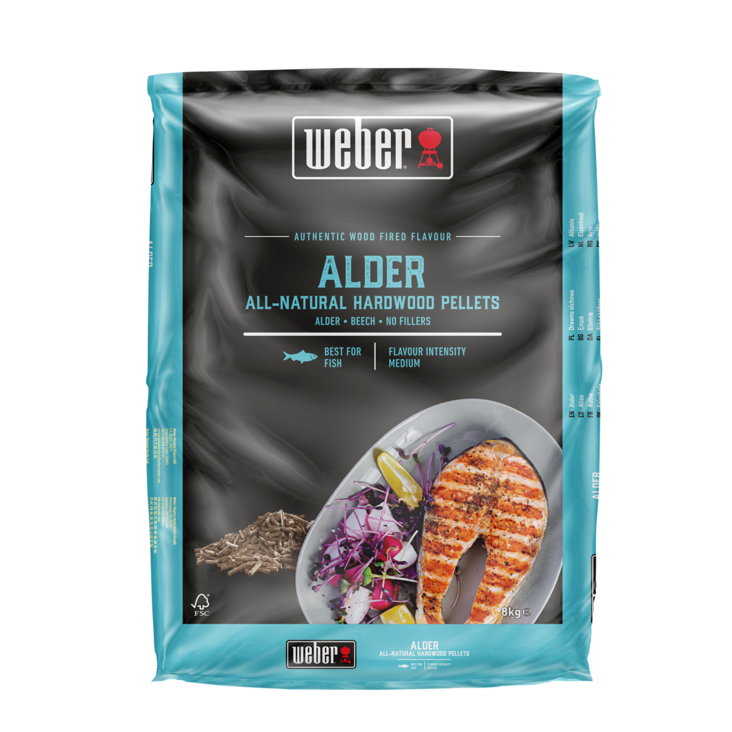 TRÄPELLETS WEBER -  AL 8KG
