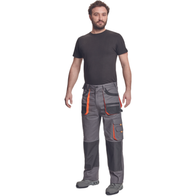 Housut Cerva FF Carl BE-01-003 Harmaa