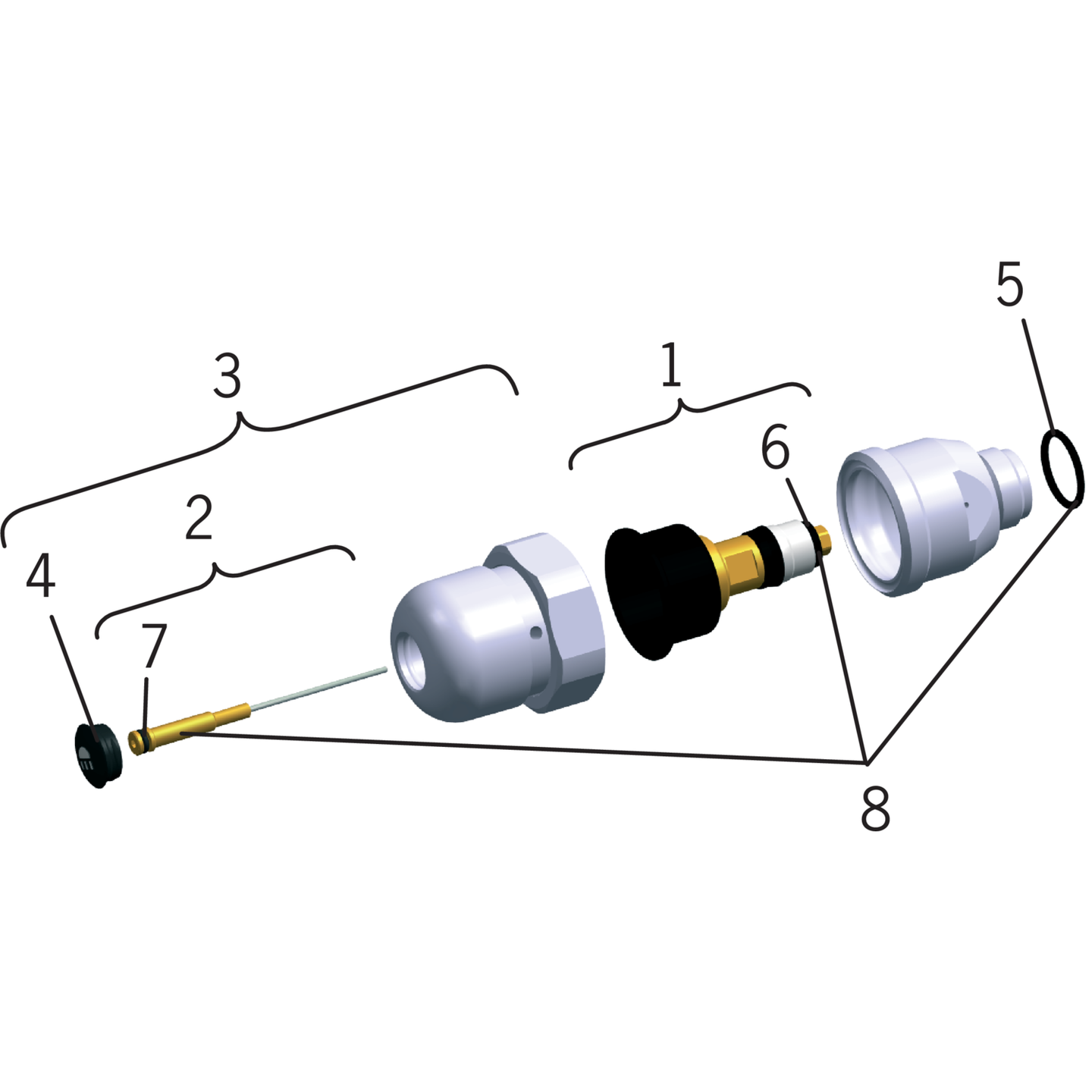 Painonappiventtiili Oras Oramix hanavaraosa 201551