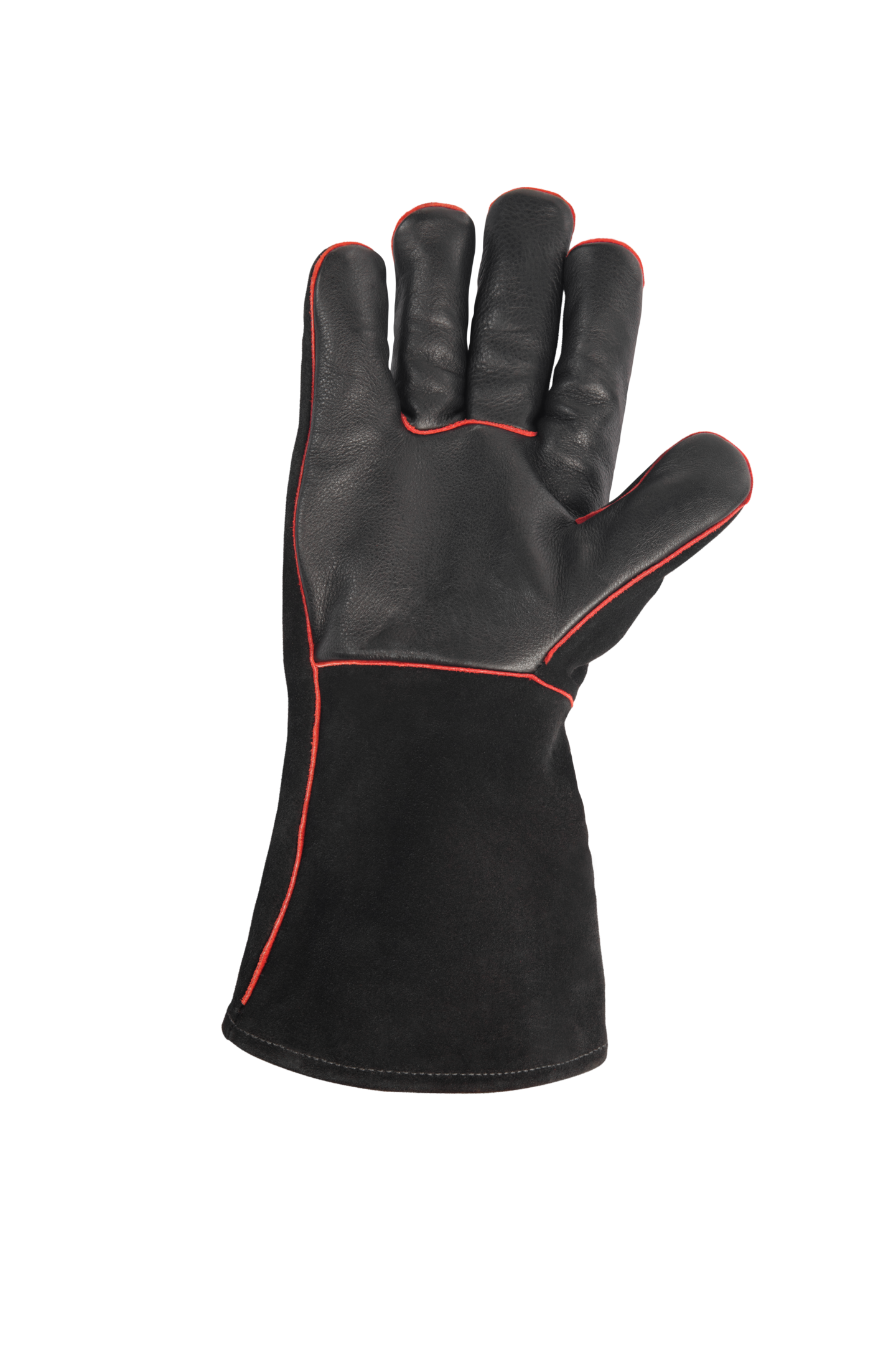 GRILLHANDSKAR WEBER I LÄDER SVART