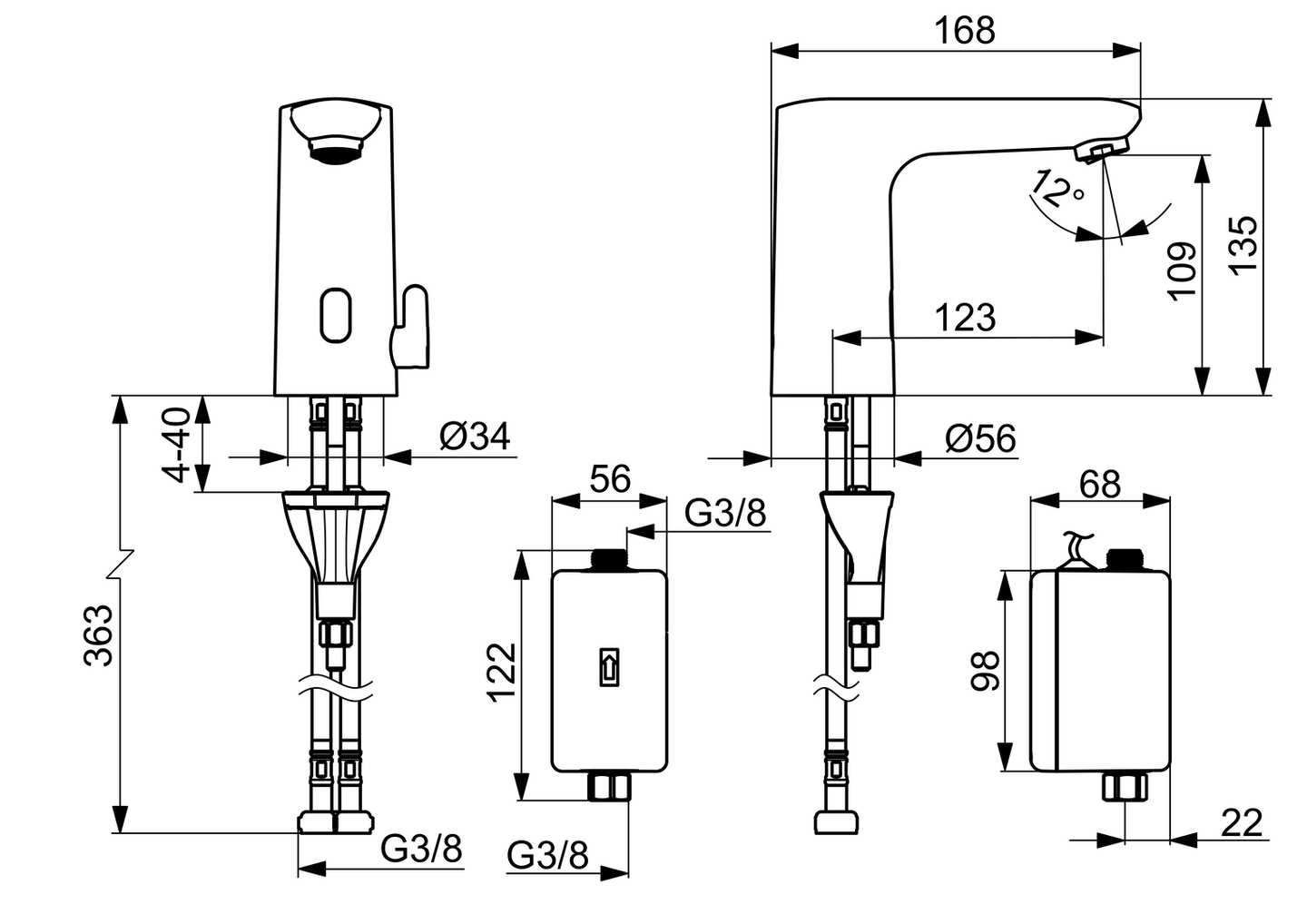 Pesuallashana Oras Electra Digital+ 9280BFZ Bluetooth