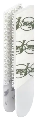 Taulunkiinnityspala Command 17202 valkoinen, pieni, 4 paria