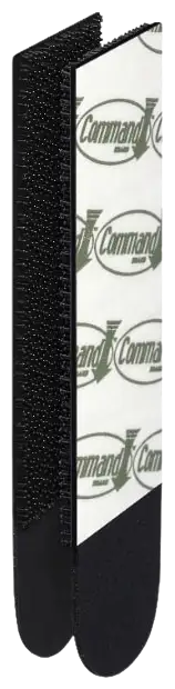 Taulunkiinnityspala Command 17201BLK musta, keskikoinen, 4 paria