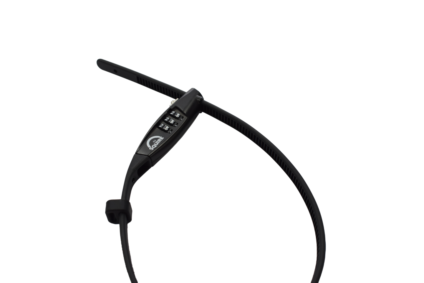 Kaapelilukko koodilla Squire Straplok musta