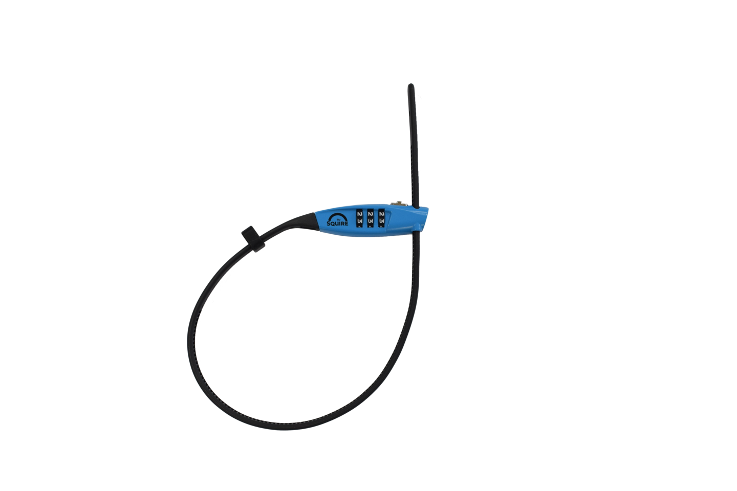 Kaapelilukko Squire Straplok koodilla sininen