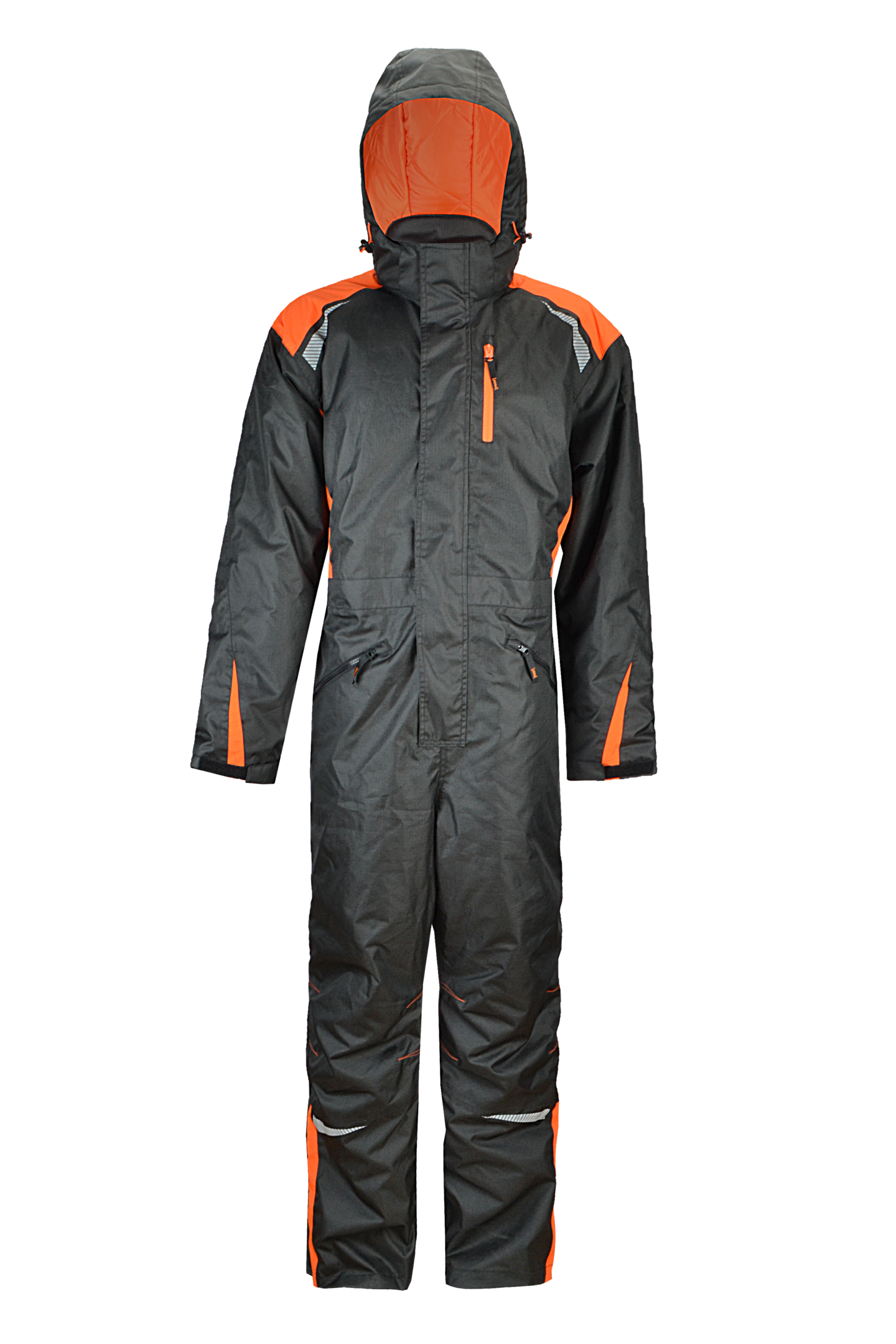 Talvihaalari PROF musta-oranssi