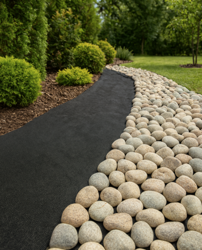 Maisemointikangas Goodiy 50m² musta 70g/m²