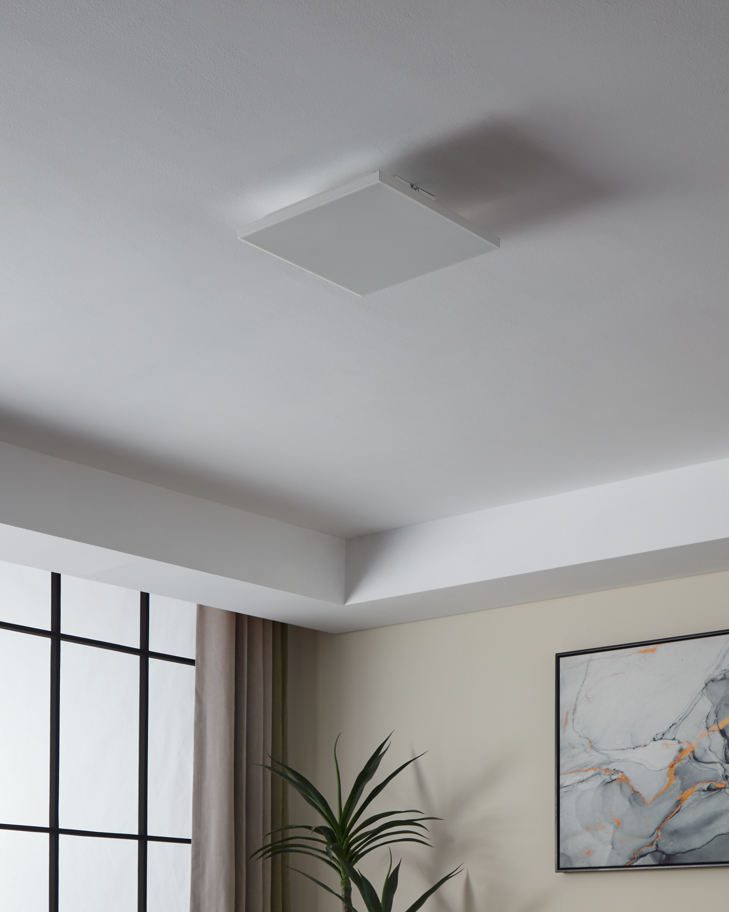 Kattovalaisin EGLO Turcona B led 28,7x28,7cm 10,8W 3000K 1300lm valkoinen