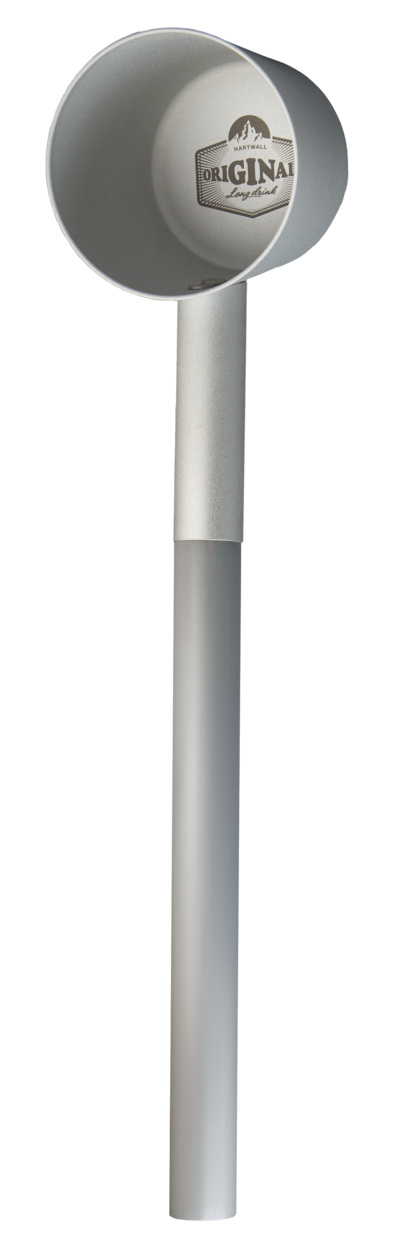 Kiulu ja kauha Harvia x Original Long Drink alumiini harmaa