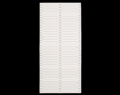 Näkösuoja ritilä vaaka, valkoinen, 179x80x3 cm