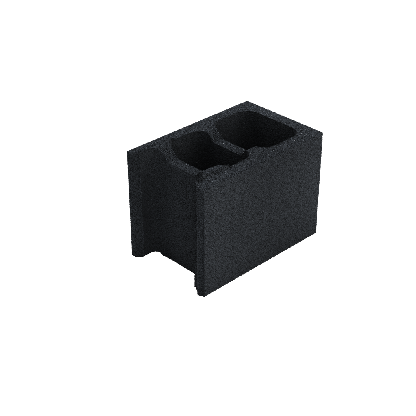 Muurikivi HB sileä kulmakivi carbon black