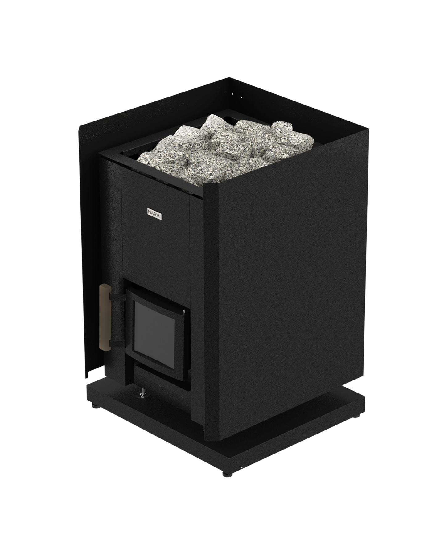 Suojaseinäsarja Narvi Kaamos/Narvi Black 57,5x53,5-68,5x78cm