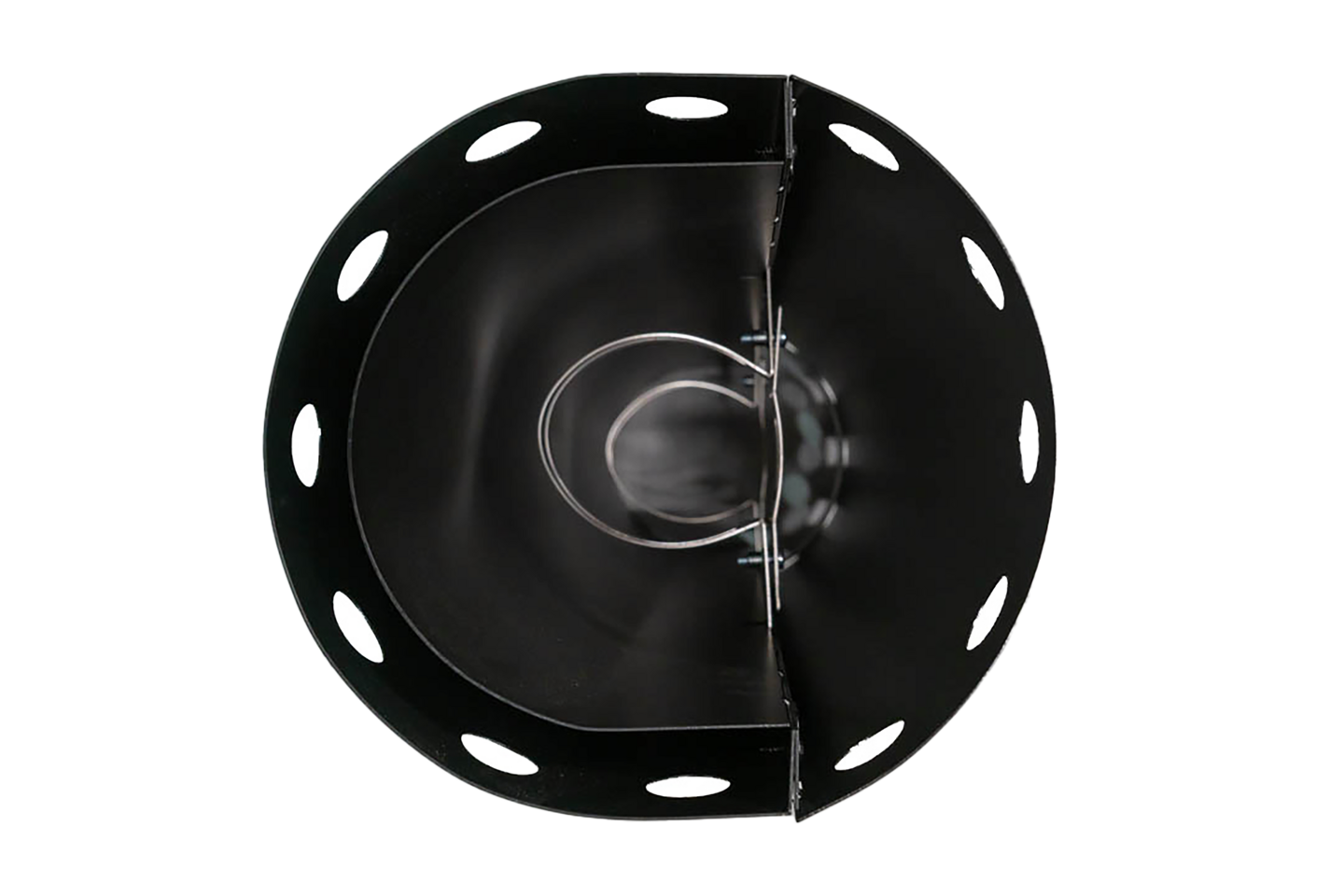 Hormisuojan etuosa Narvi Ø250x870mm musta