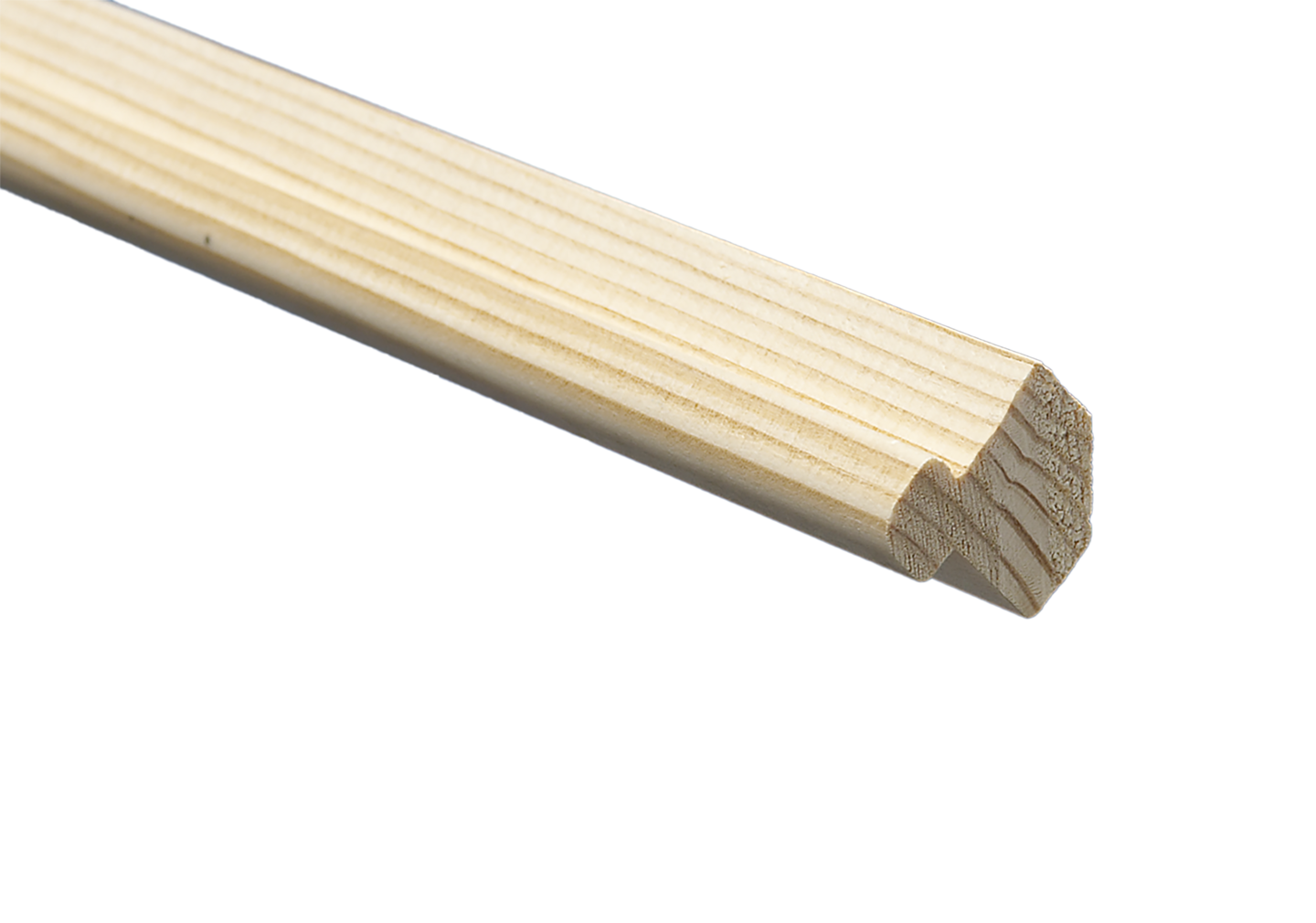 Nurkkalista Cello 25x25x2400 mänty sormijatkettu