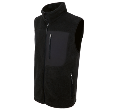 VÄST TEXSTAR PILE FLEECE SVART M