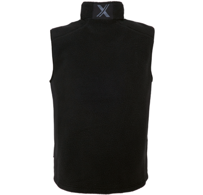 VÄST TEXSTAR PILE FLEECE SVART M