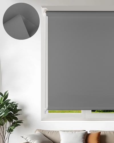 Pim rullaverho Ihanin 160x185 tummanharmaa